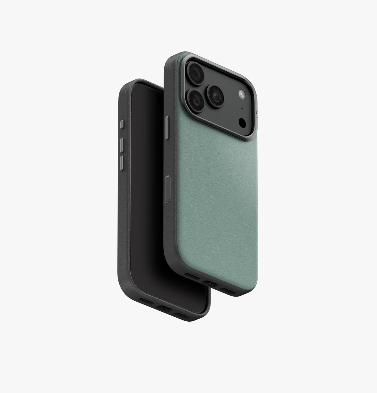 Uniq Lyden DS Vegan Leather iPhone 18 Pro Case - Sage Steel