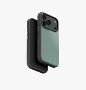 Uniq Lyden DS Vegan Leather iPhone 18 Pro Case - Sage Steel