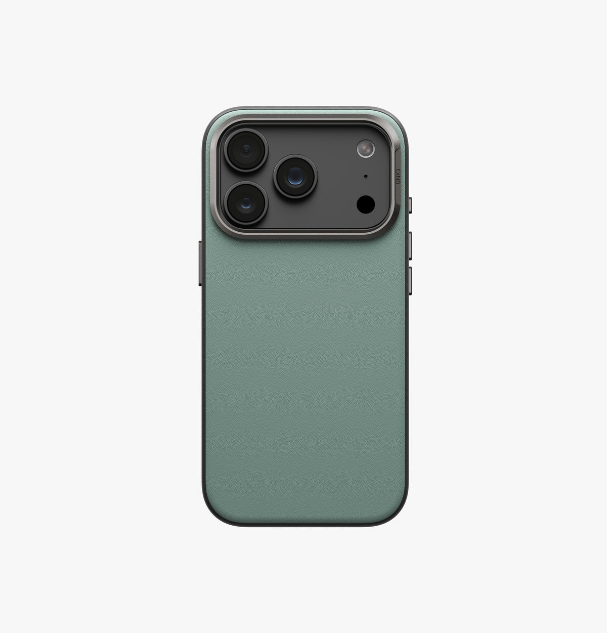 Uniq Lyden DS Vegan Leather iPhone 18 Pro Case - Sage Steel