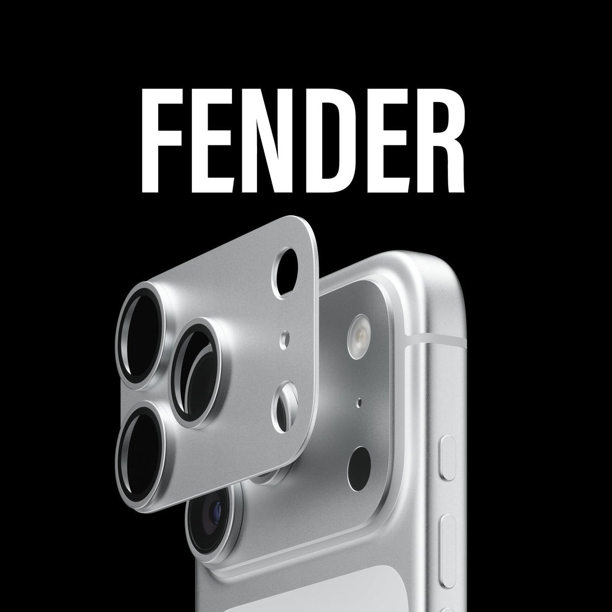 PanzerGlass Fender Camera Protector Silver for iPhone 18 Pro