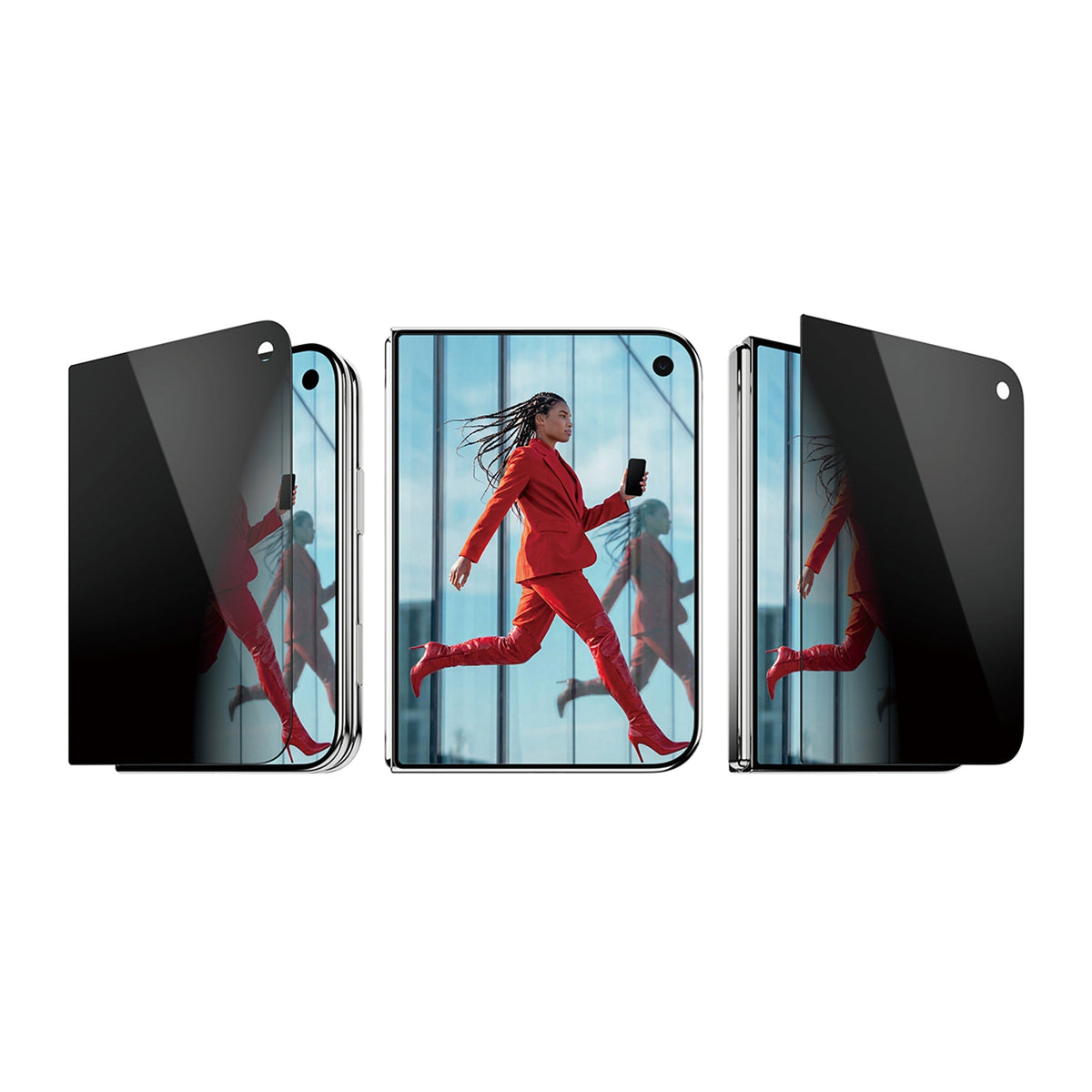 Panzerglass iPhone Duo UWF Privacy w. EasyAligner (sub-screen)
