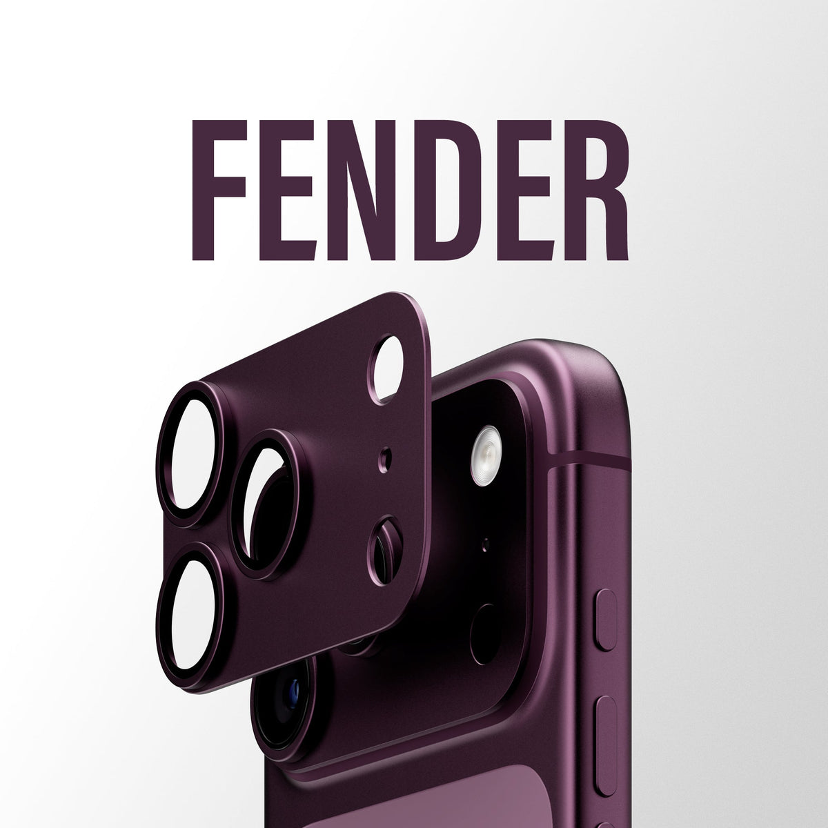 PanzerGlass Fender Camera Protector Purple for iPhone 18 Pro