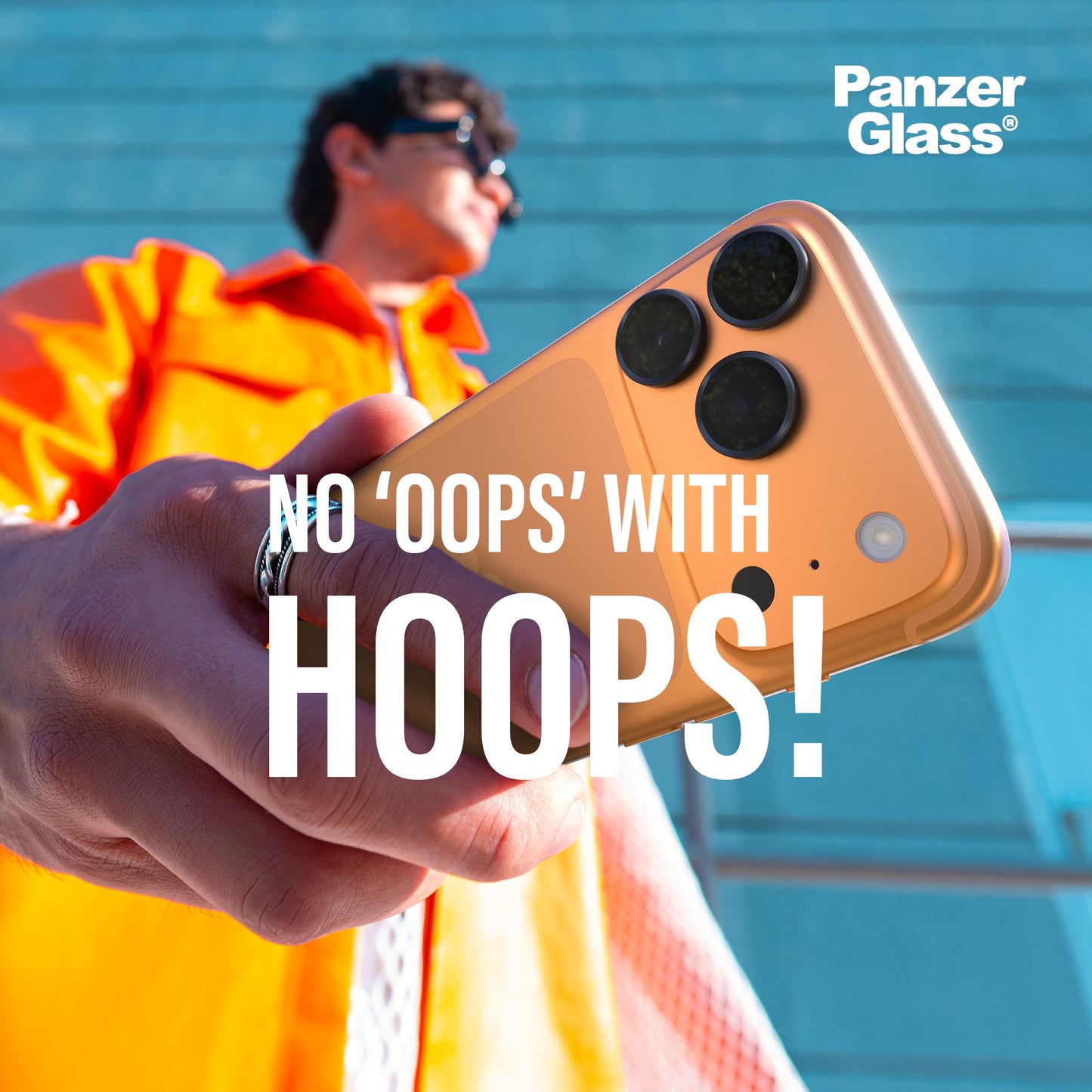 PanzerGlass Hoops Black Camera Lens Protector iPhone Air