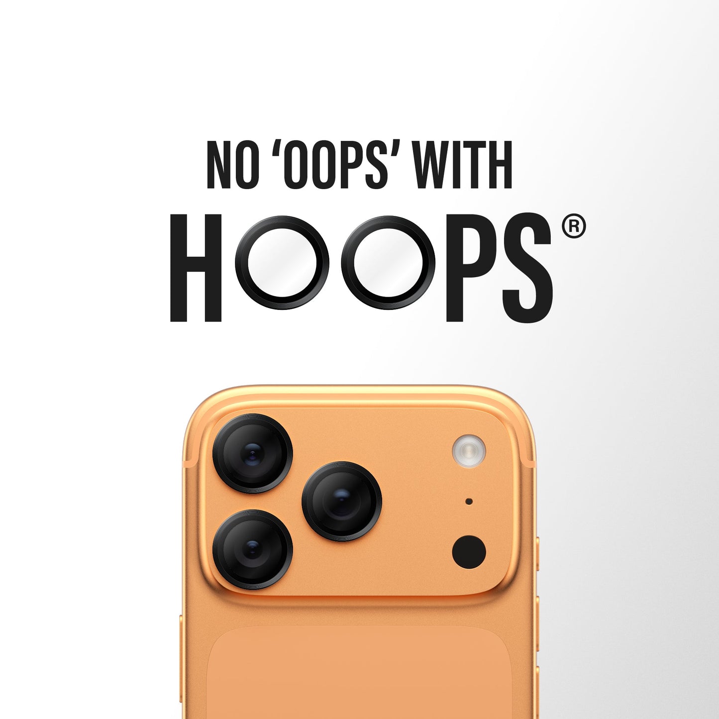 PanzerGlass Hoops Black Camera Lens Protector iPhone 17 Pro | iPhone 17 Pro Max