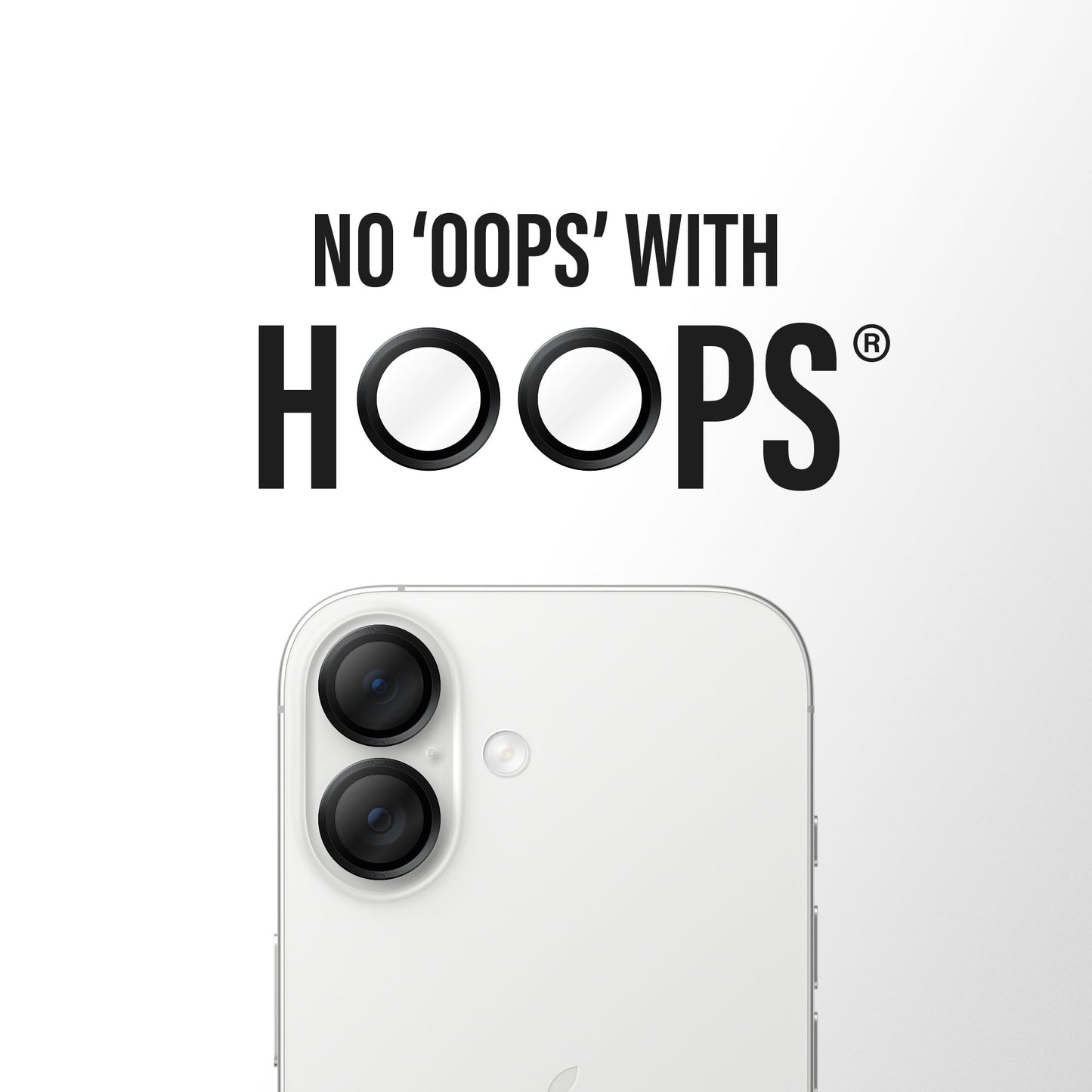 PanzerGlass Hoops Black Camera Lens Protector iPhone 17
