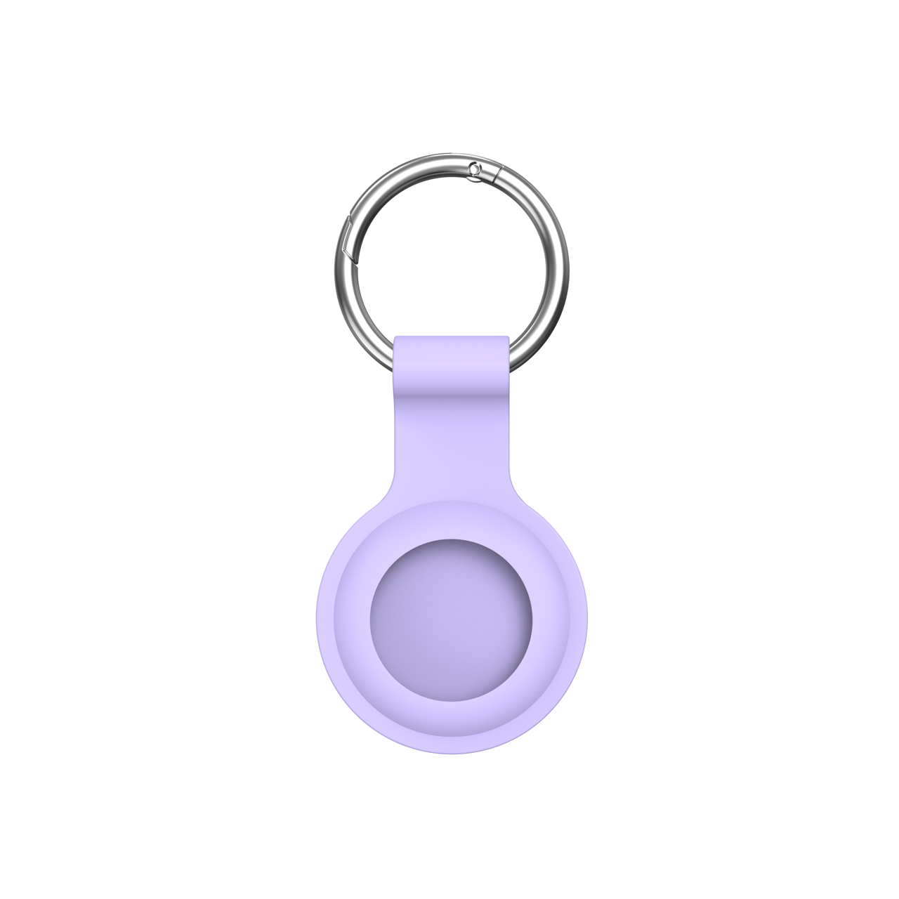 iStorm essentials - Silicone keyring for AirTag - Violet