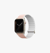 Uniq Revix Prem Edition Reversible Mag AW Strap 41/40/38mm - Blush Pink / White