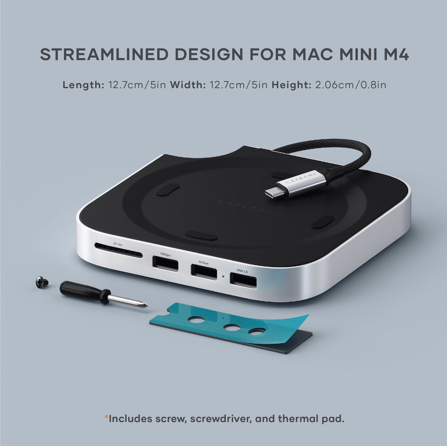 Satechi Mac Mini M4 Stand/Hub SSD Enclosure