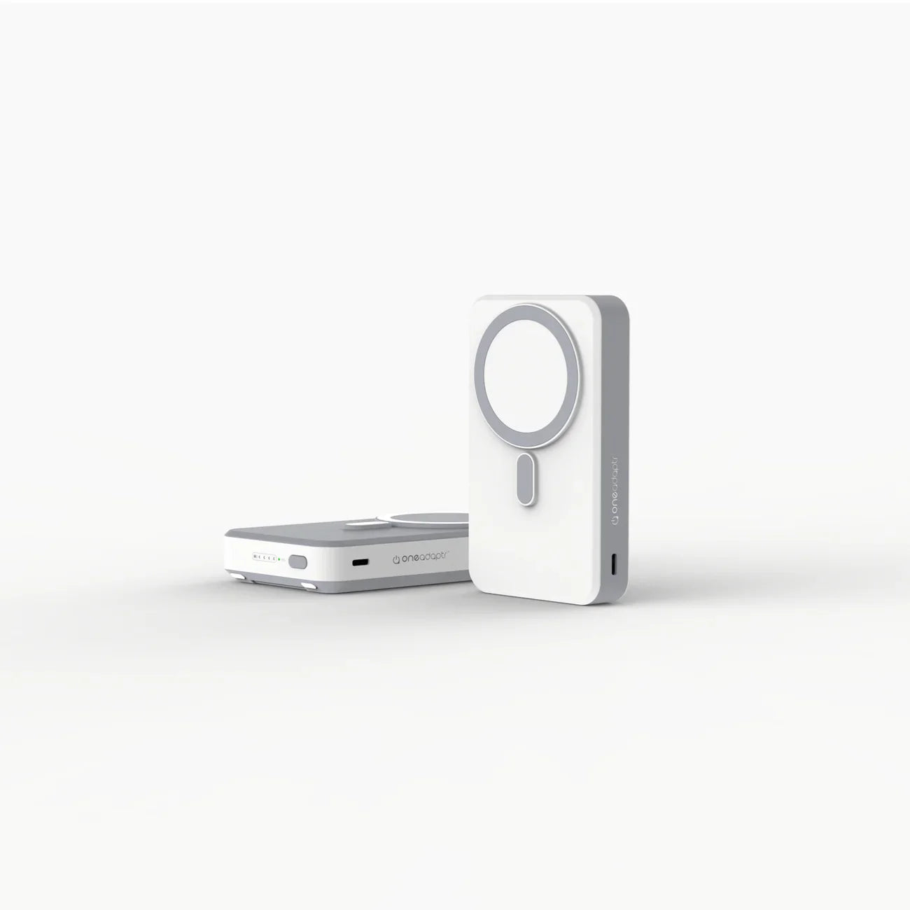 OneAdaptr OneGo Wireless Charging Stand PowerBank - White