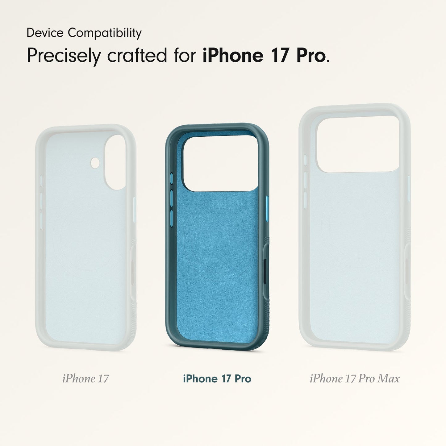 Beats iPhone 17 Pro Rugged Case with MagSafe and Camera Control – Rocky Blue