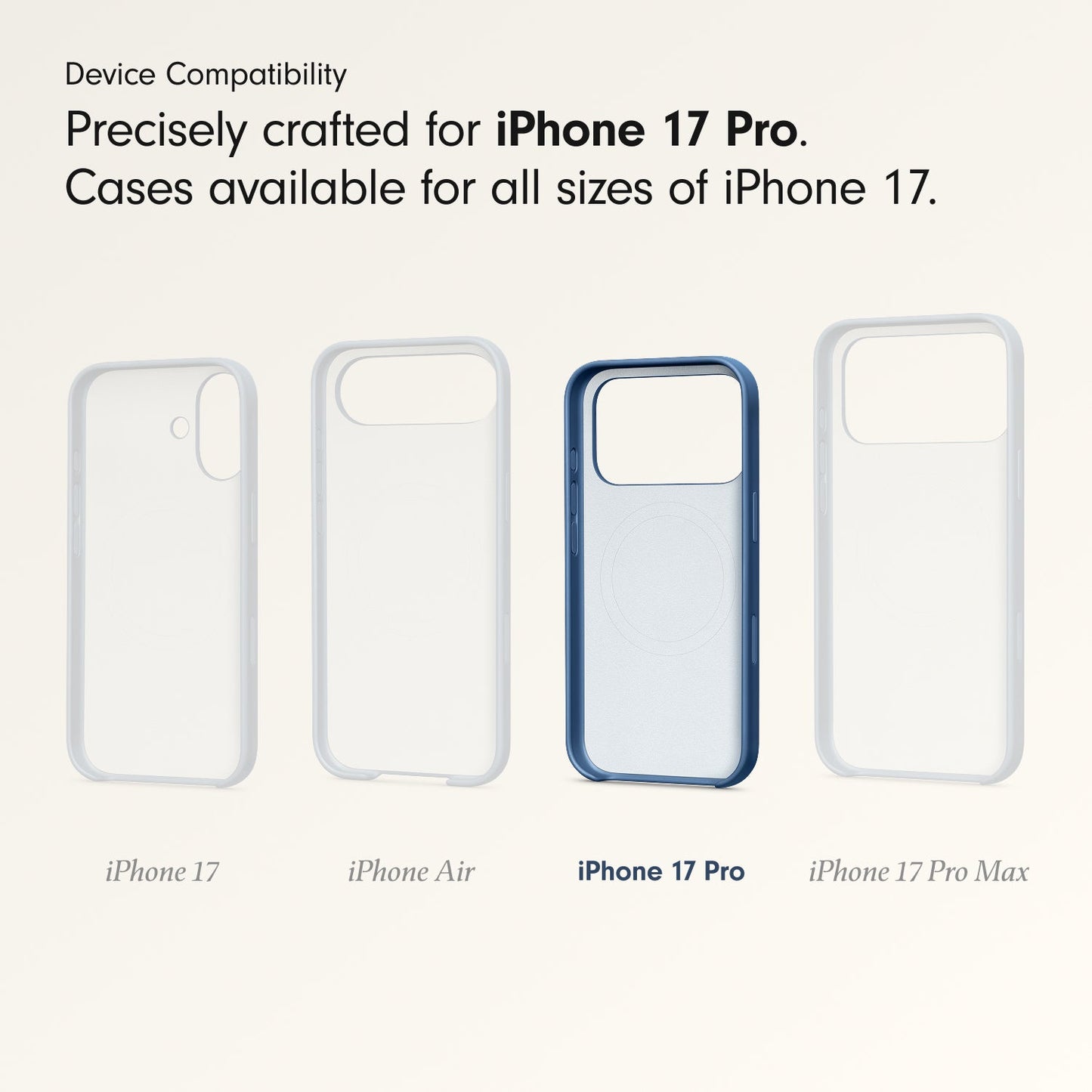 Beats iPhone 17 Pro Case with MagSafe and Camera Control — Bedrock Blue