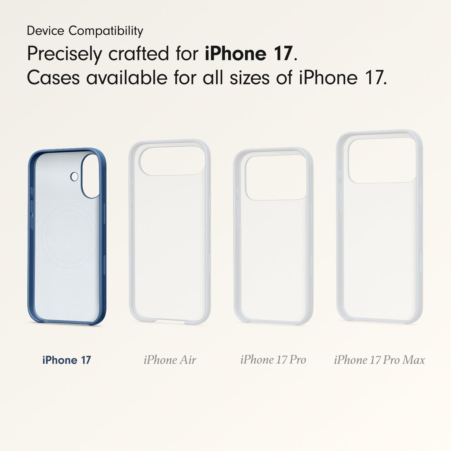 Beats iPhone 17 Case with MagSafe and Camera Control — Bedrock Blue