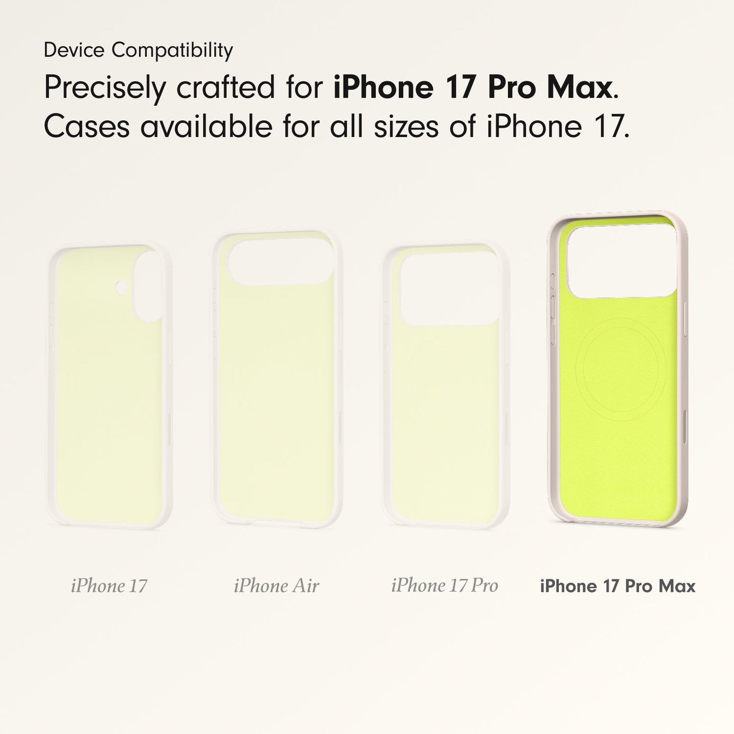 Beats iPhone 17 Pro Max Case with MagSafe and Camera Control — Lime Stone