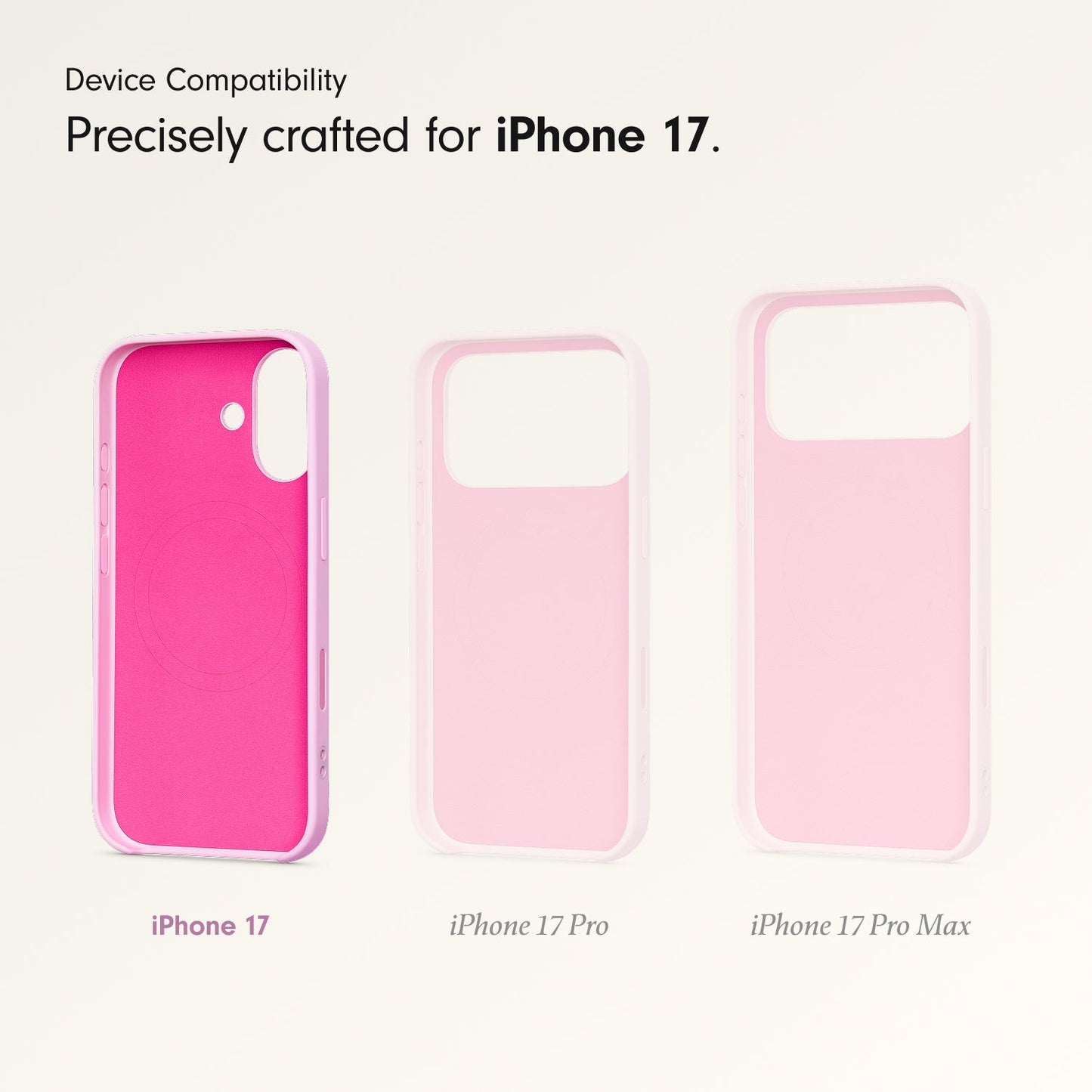 Beats iPhone 17 Kickstand Case with MagSafe and Camera Control - Pebble Pink