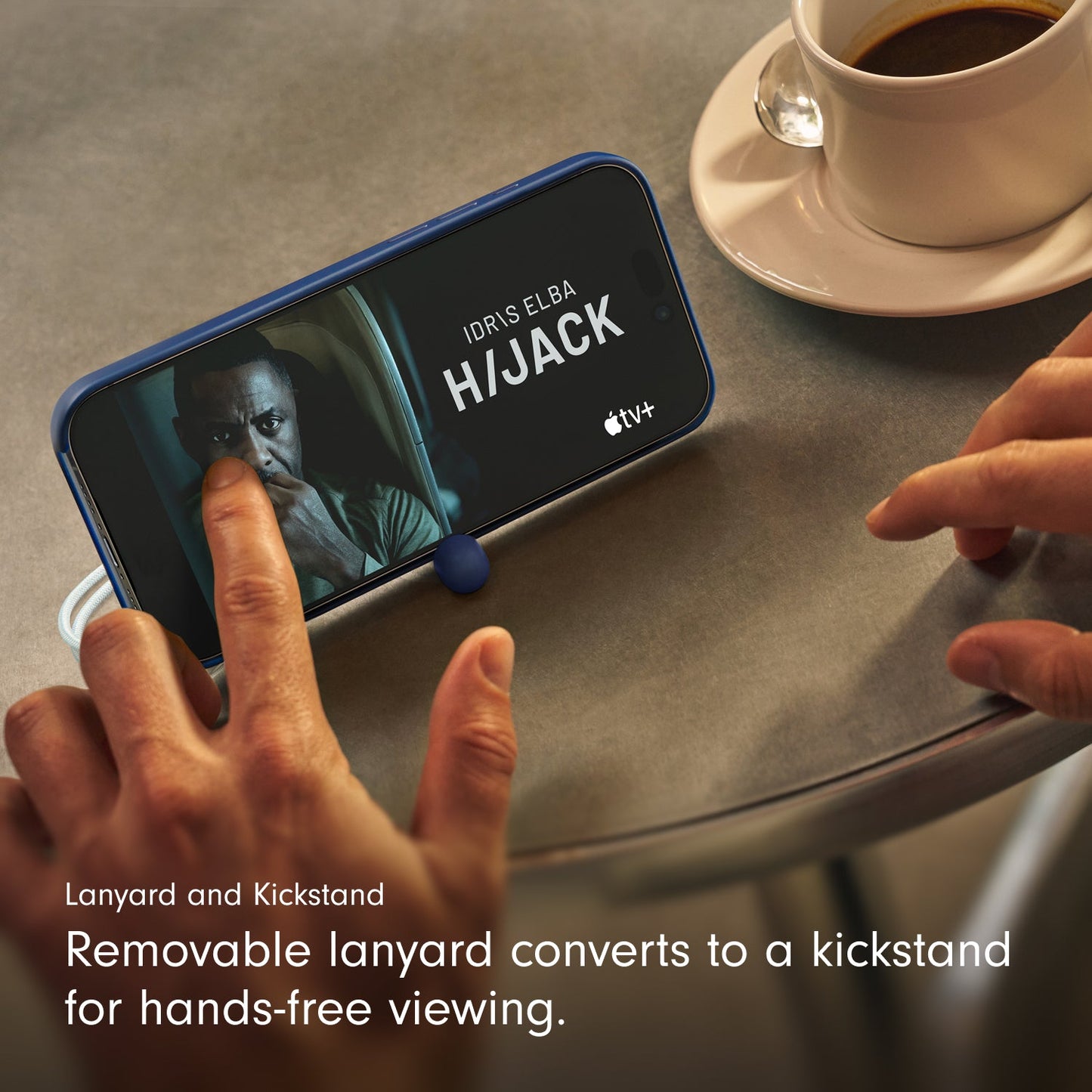 Beats iPhone 17 Pro Kickstand Case with MagSafe and Camera Control - Bedrock Blue