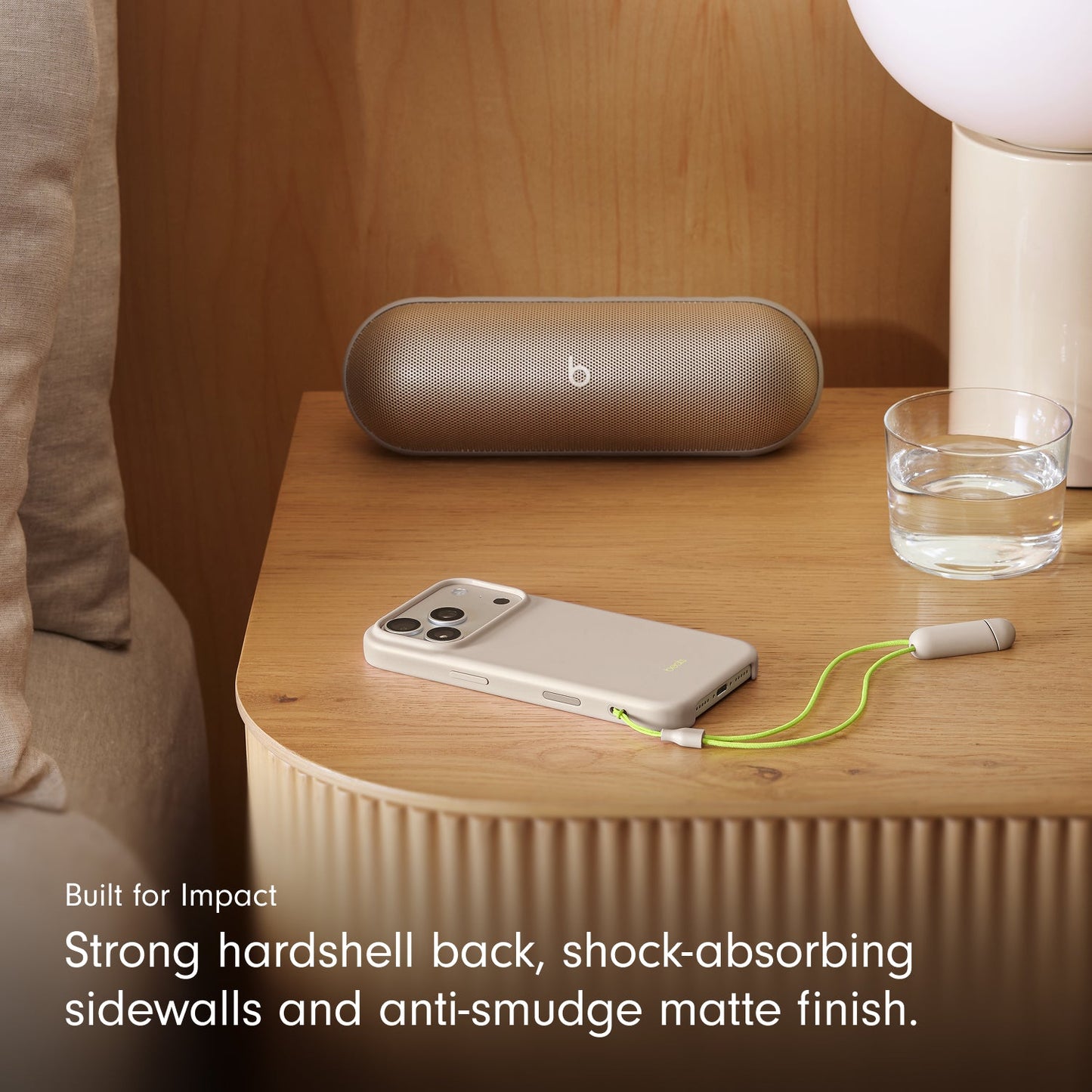 Beats iPhone 17 Pro Kickstand Case with MagSafe and Camera Control - Lime Stone