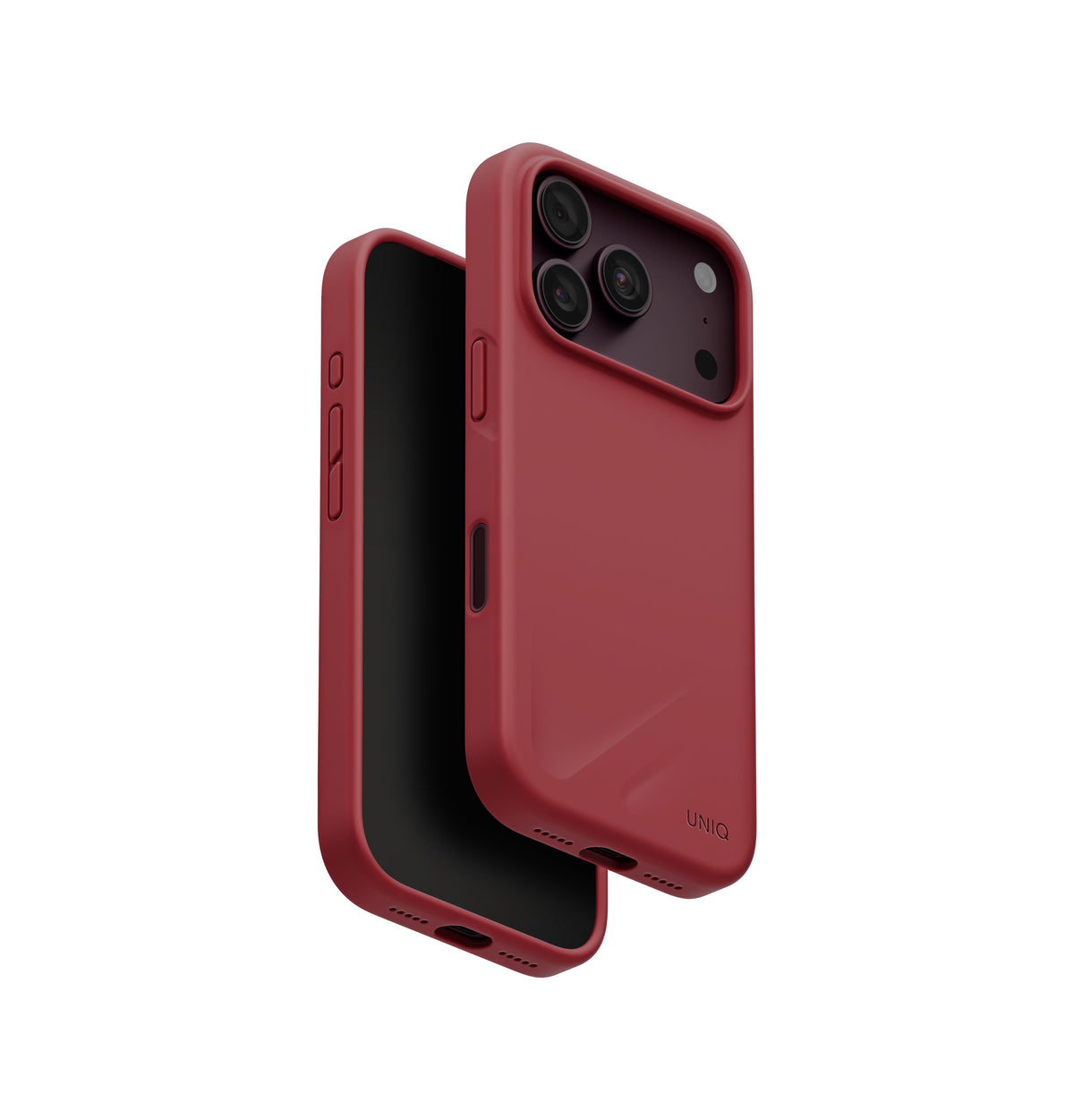 Uniq Lino iPhone 18 Pro Case - Cranberry Red