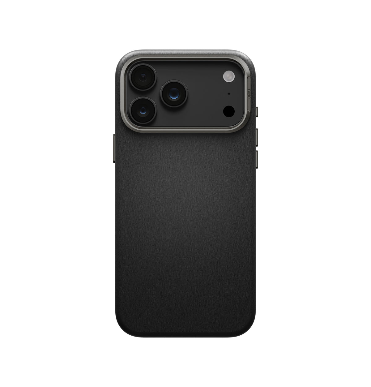 Uniq Lyden Vegan Leather iPhone 18 Pro Max Case - Dallas Black