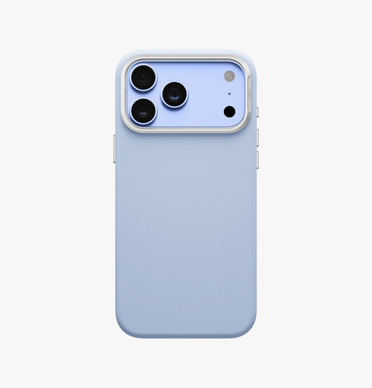 Uniq Lyden Vegan Leather iPhone 18 Pro Max Case - Frost Blue