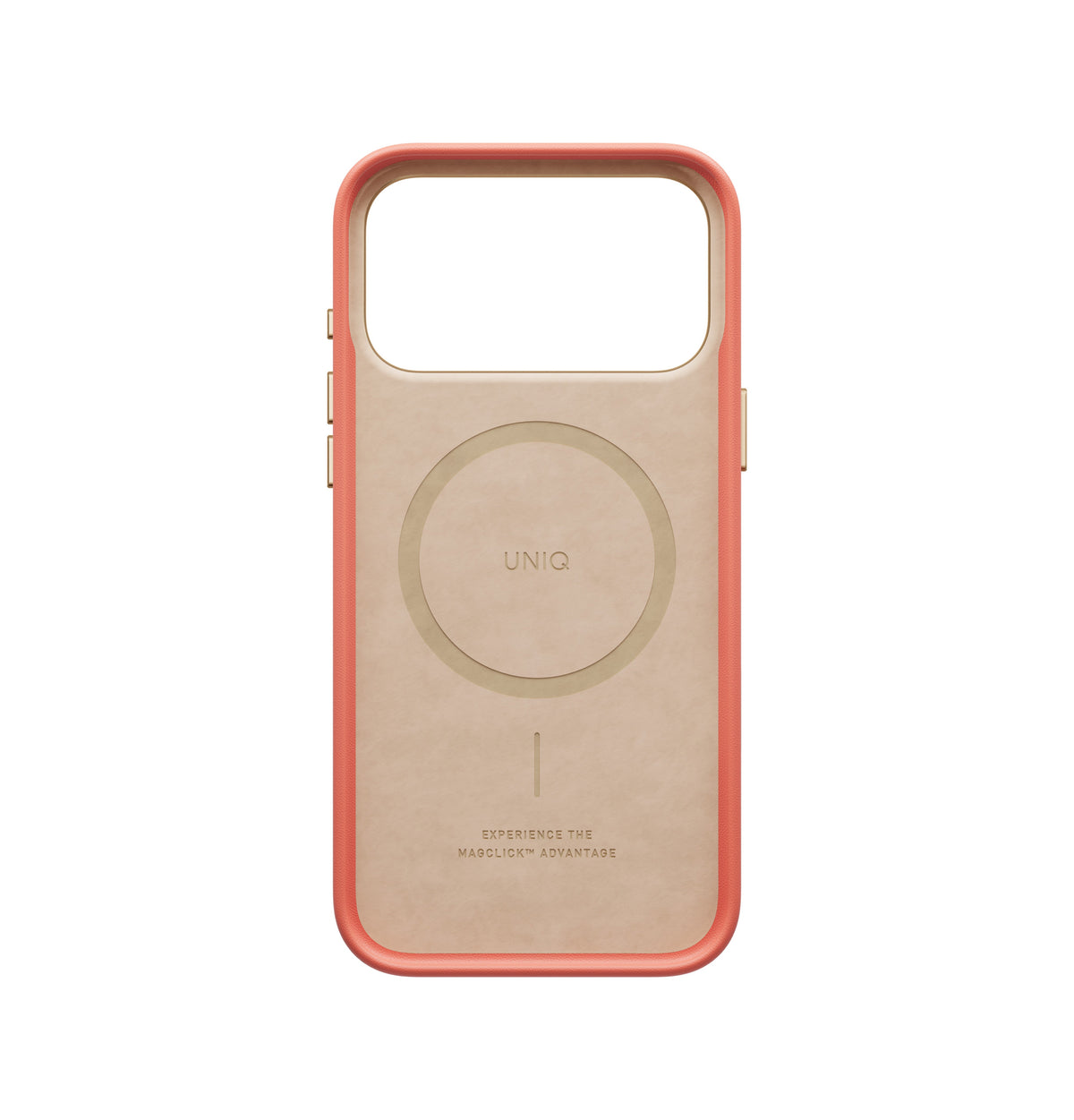 Uniq Lyden Vegan Leather iPhone 18 Pro Case - Terra Cotta