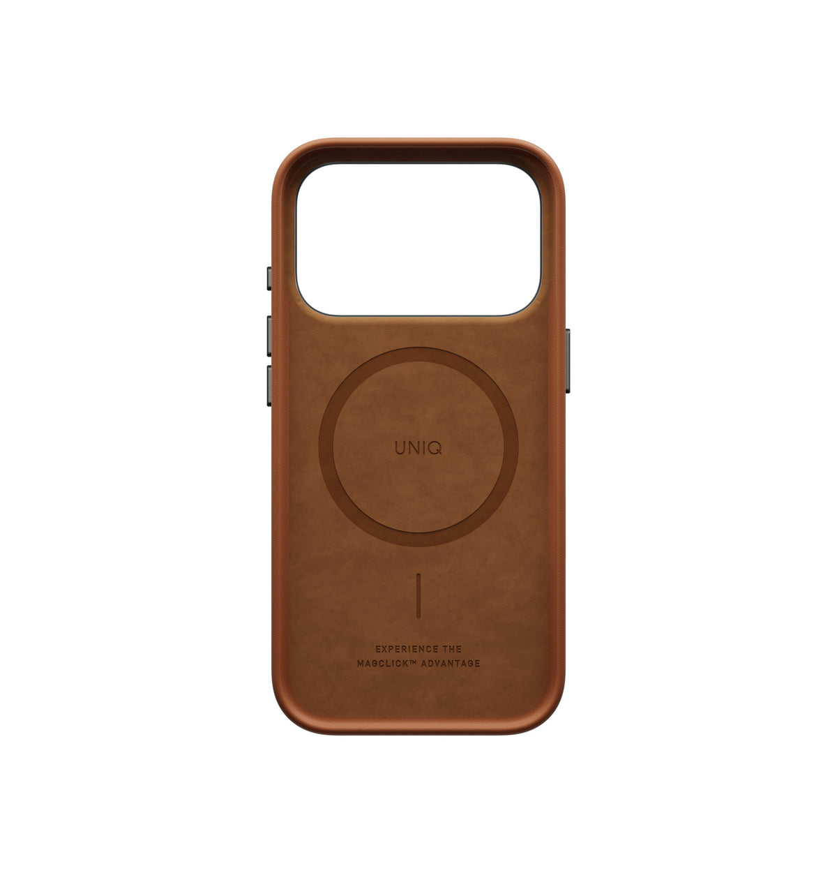 Uniq Lyden Vegan Leather iPhone 18 Pro Max Case - Caramel