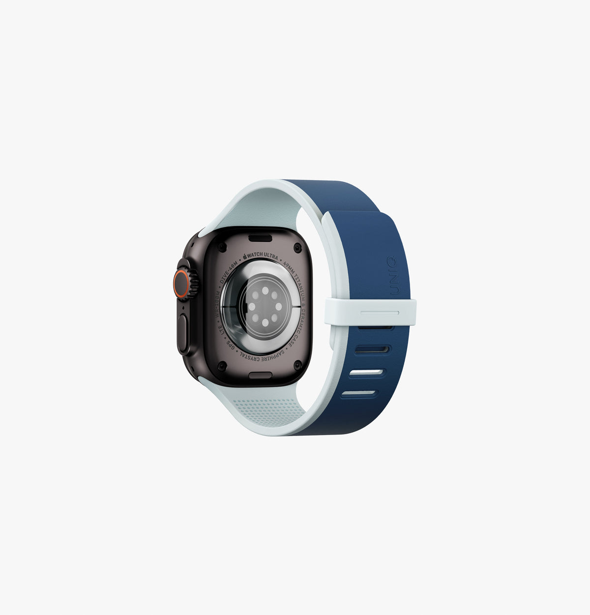 Uniq Revix IV Reversible Magnetic Strap 49/46/45/44mm - Marine Blue / Pale Aqua