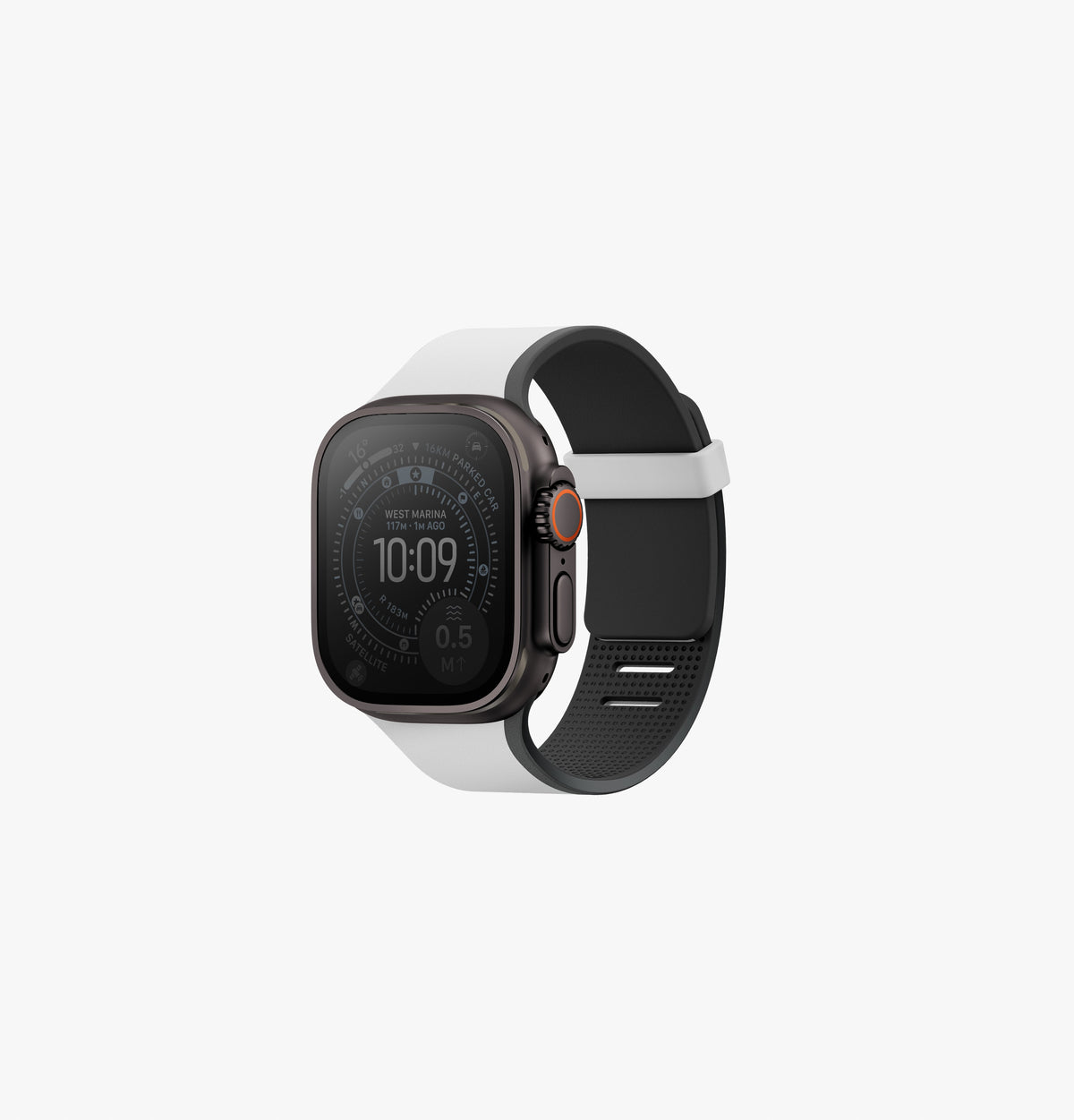 Uniq Revix IV Reversible Magnetic Strap 49/46/45/44mm - Mist Grey / Black