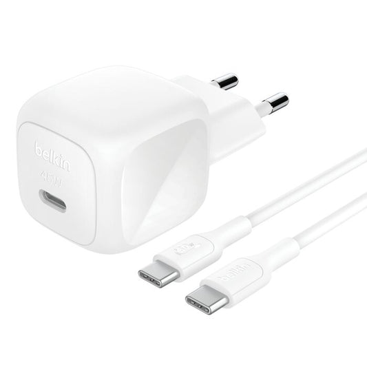 Belkin Compact USB-C Wall Charger 45W + USB-C Cable