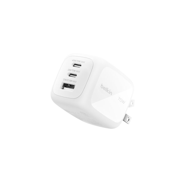 Belkin BOOSTCHARGE 70w Wall Charger + Travel Adapter Kit