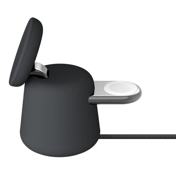 Belkin BoostCharge Pro 2-in-1 Wireless Charging Dock with MagSafe 15W - Charcoal