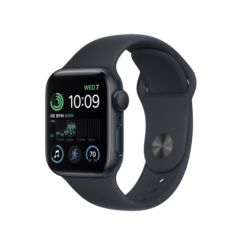 Apple Watch SE GPS Cellular, 40mm Midnight (2022) - Main Image