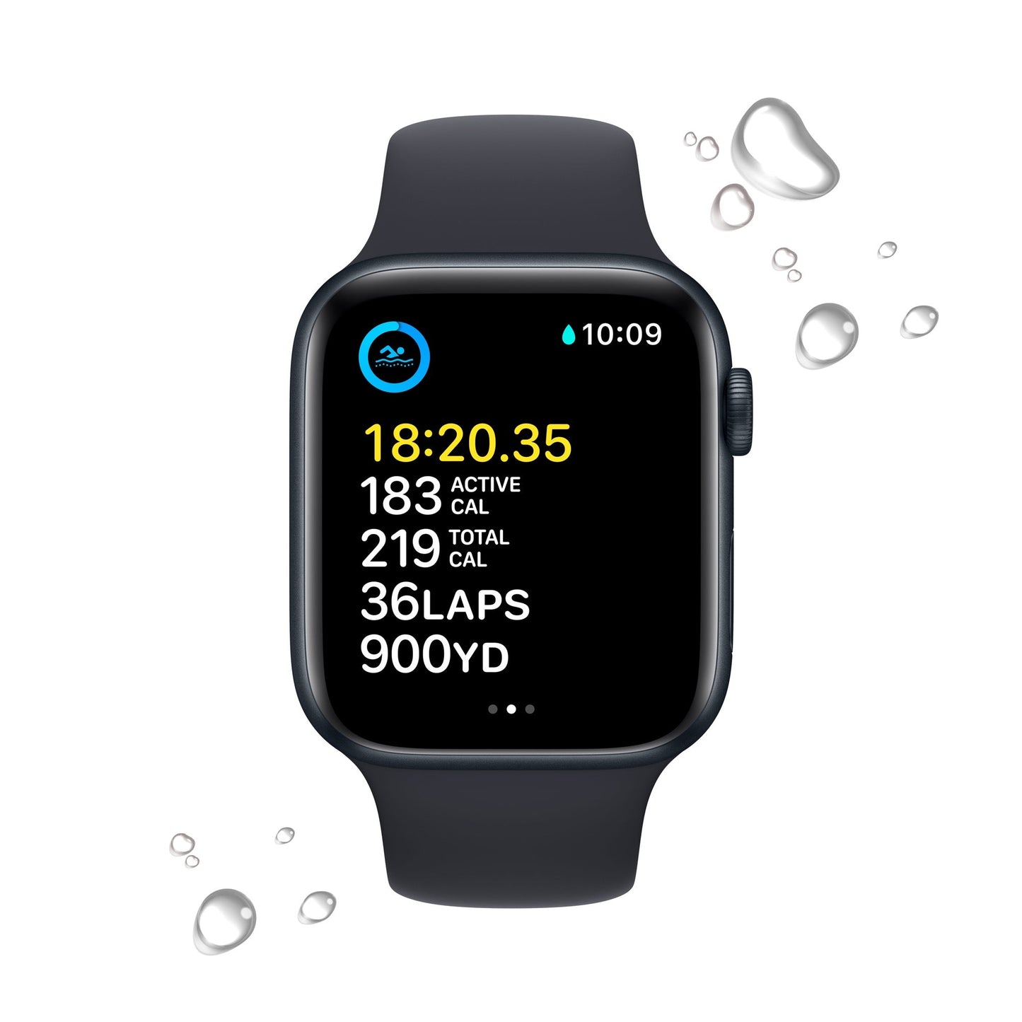 Apple Watch SE GPS + Cellular, 44mm Midnight (2022)