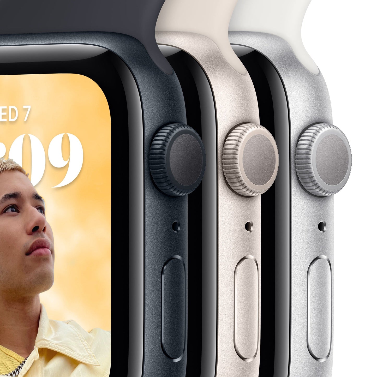Apple Watch SE GPS, 44mm Starlight (2022)
