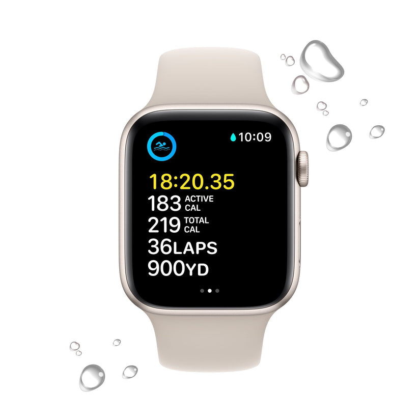 Apple Watch SE GPS Cellular, 44mm Starlight (2022)