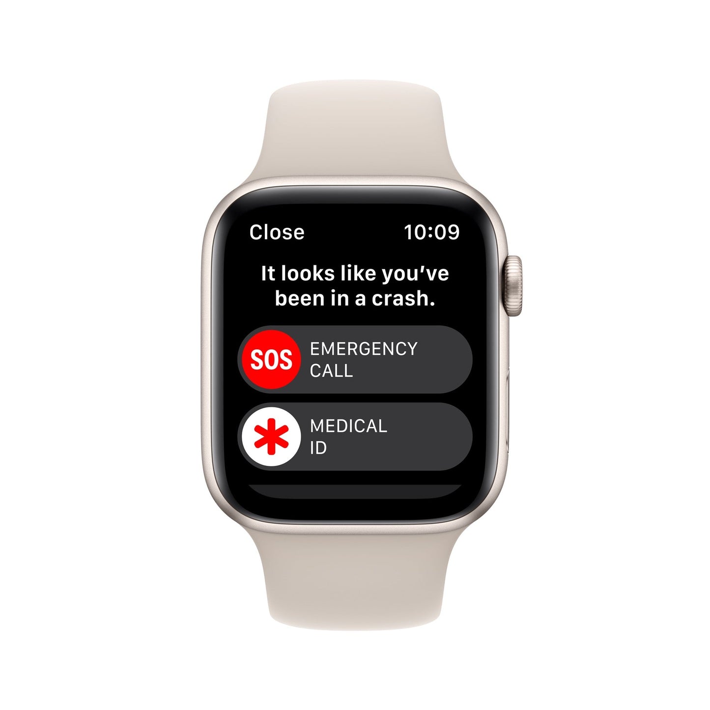 Apple Watch SE GPS, 44mm Starlight (2022)