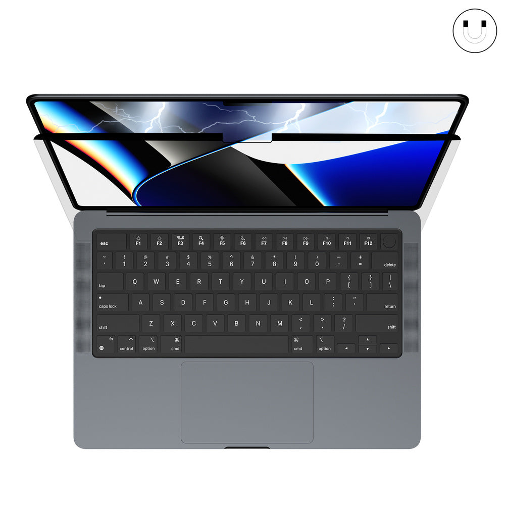 JCPal EasyOn Privacy Protector (with magnetic snap-on design), for MacBook Air 13" (M2/M3/M4)