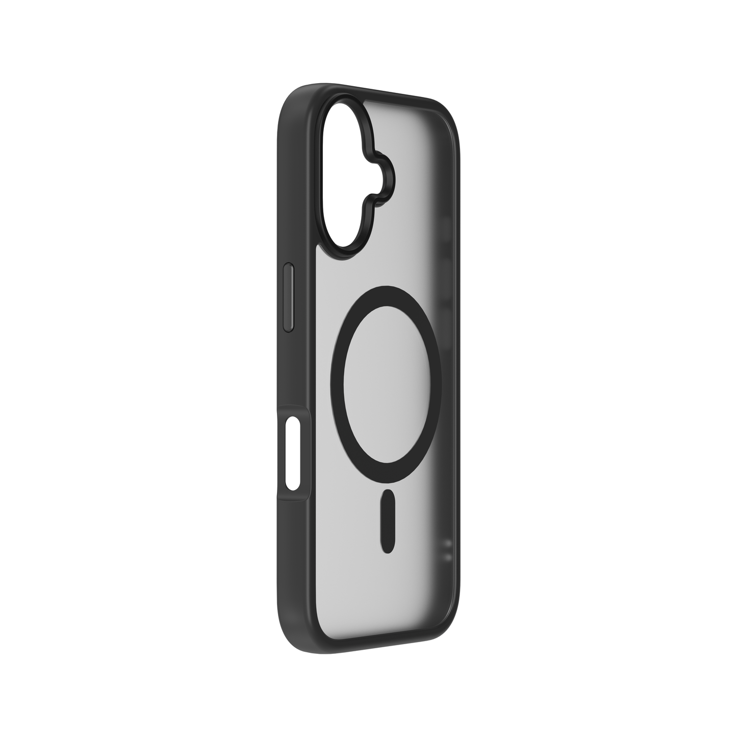 iStorm essentials iPhone 16 Plus Magnetic Silicone Case Black