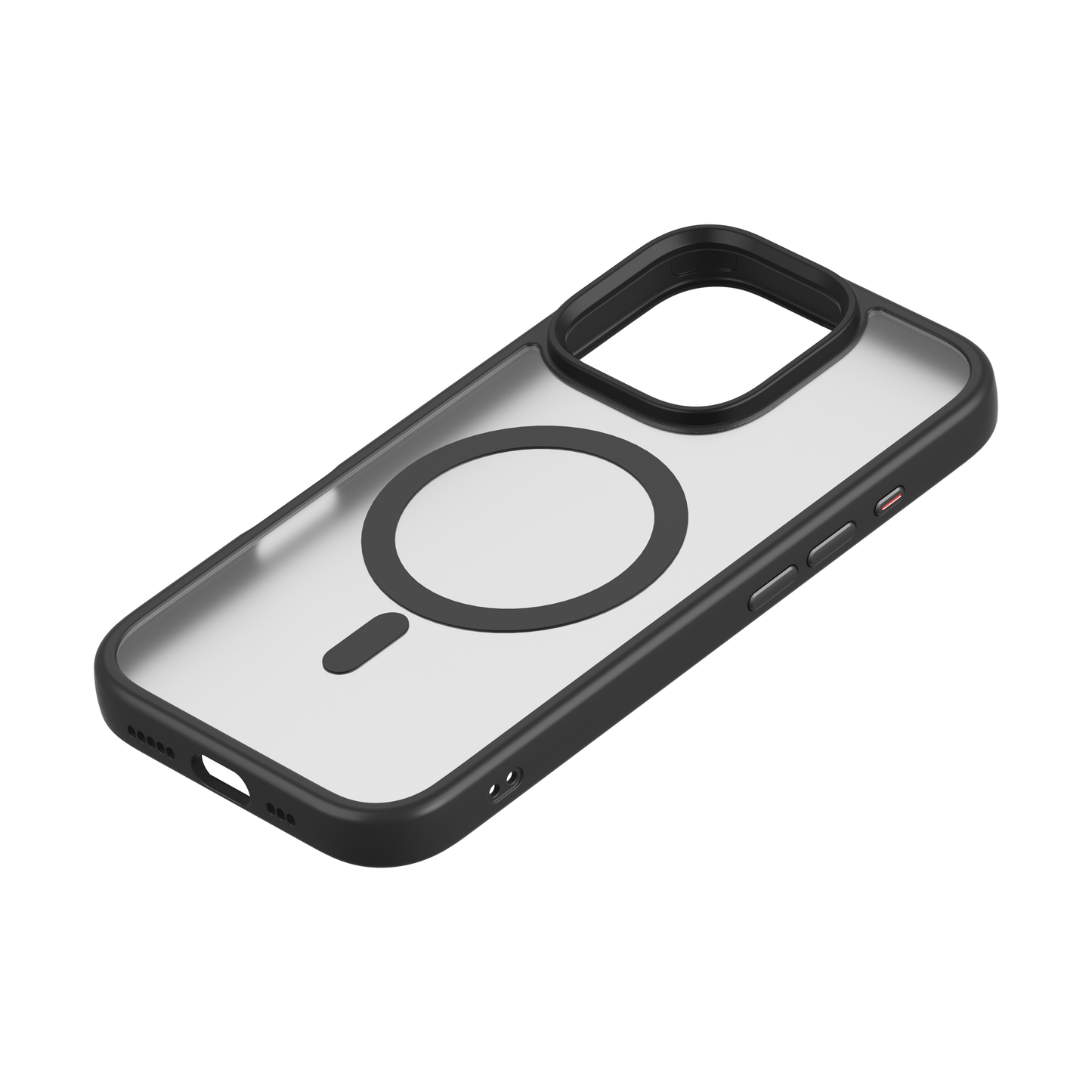iStorm essentials iPhone 16 Pro Max Magnetic Silicone Case Black