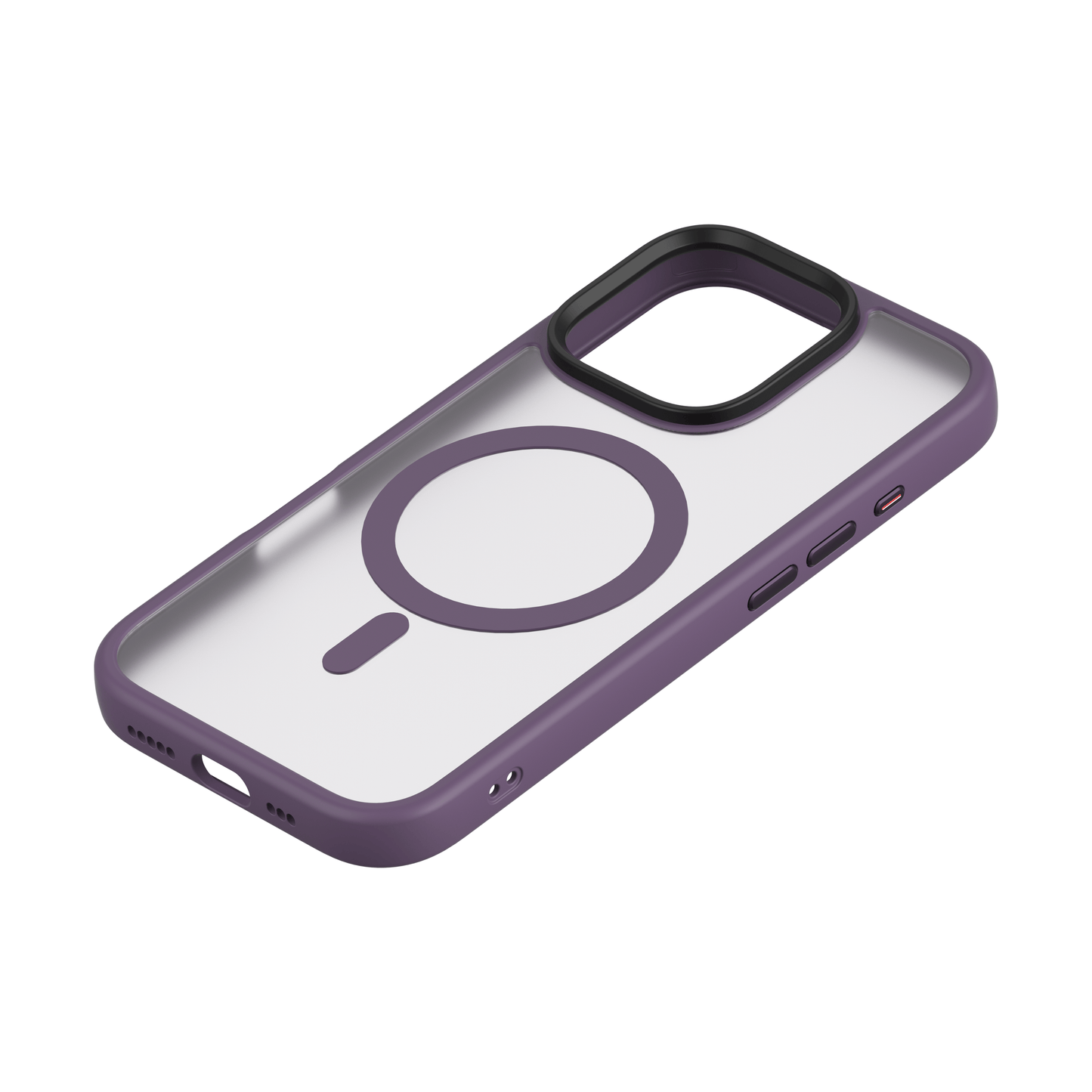 iStorm essentials iPhone 16 Pro Max Magnetic Silicone Case Deep Purple