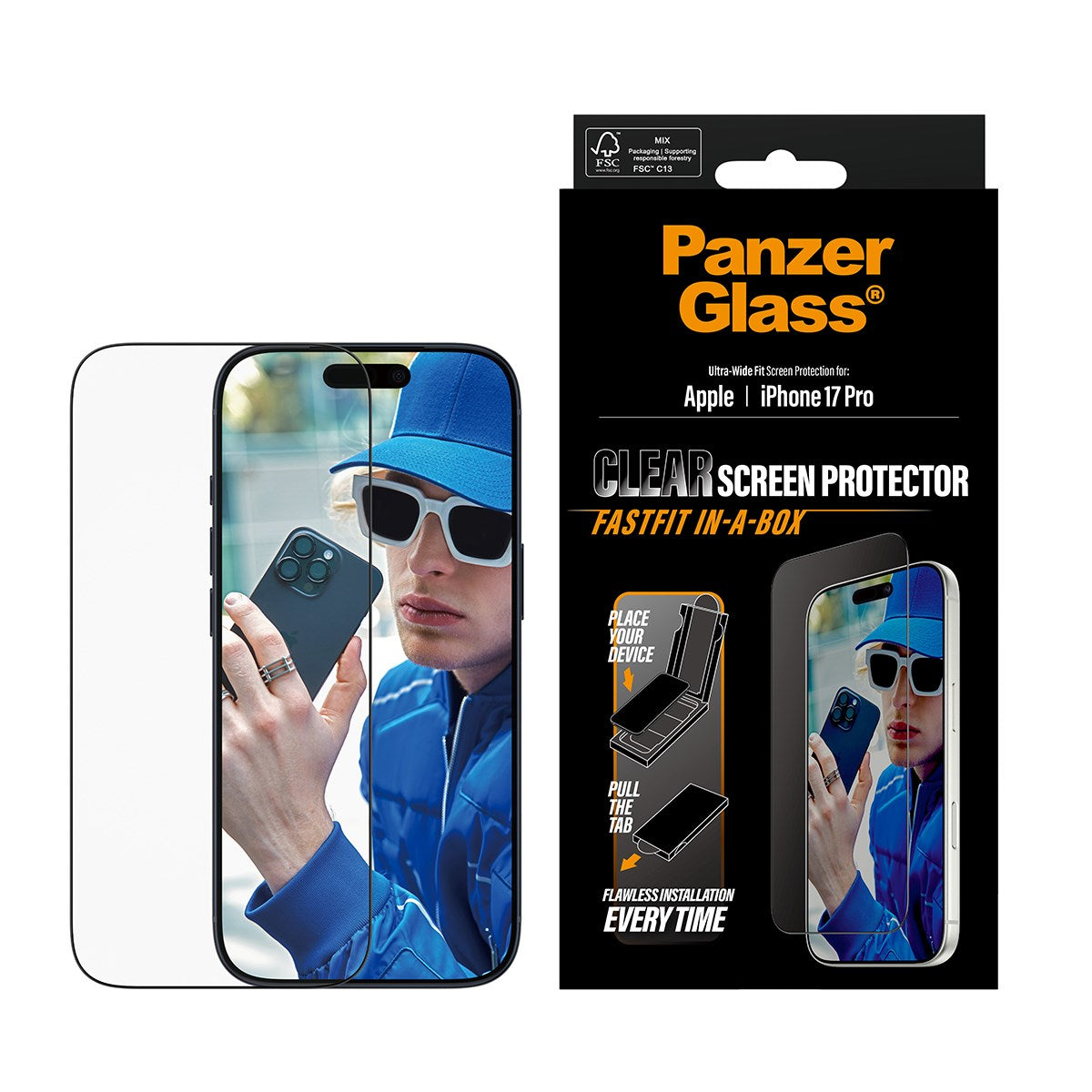 PanzerGlass FastFit iPhone 17 Pro