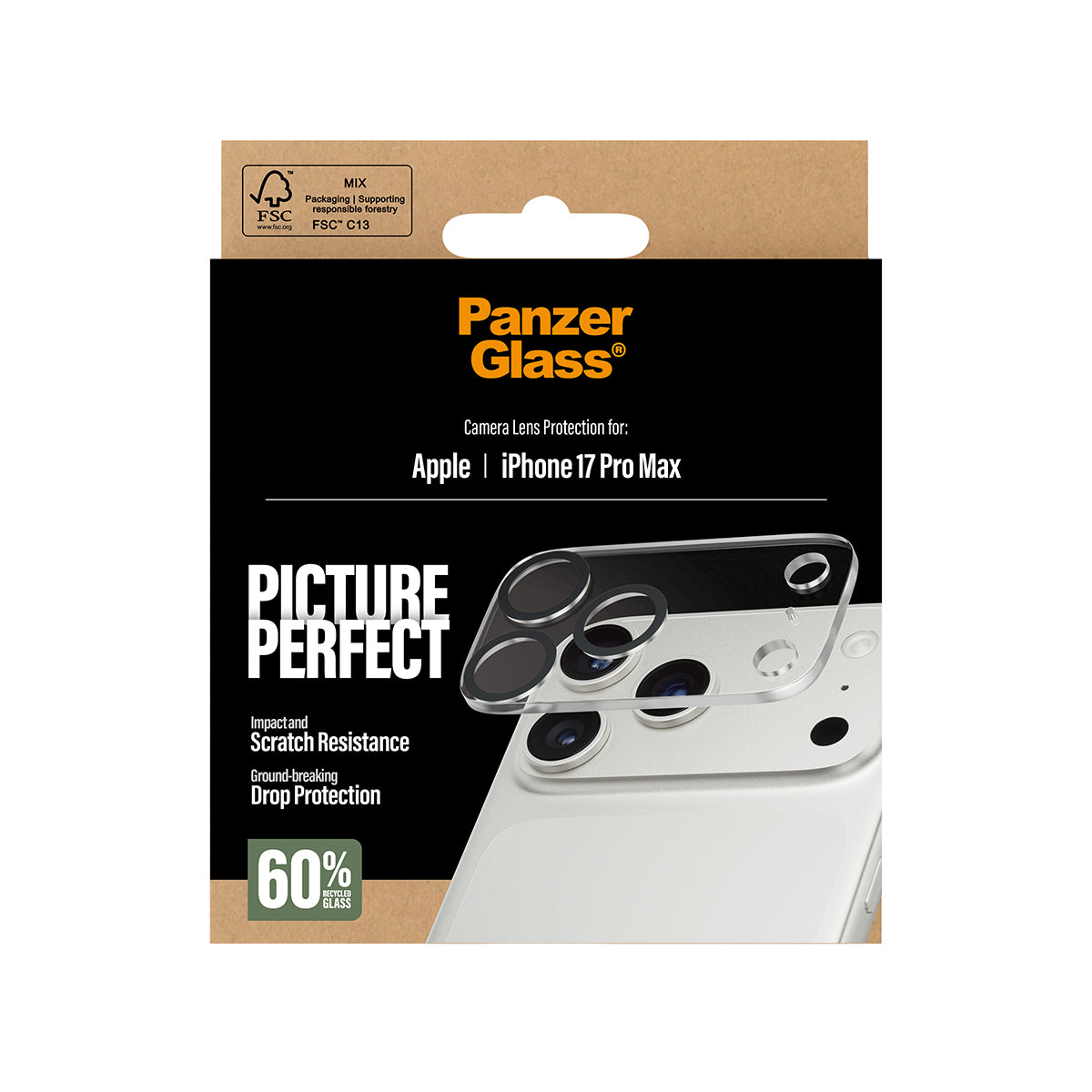 PanzerGlass Picture Perfect Camera Lens Protector iPhone 17 Pro Max