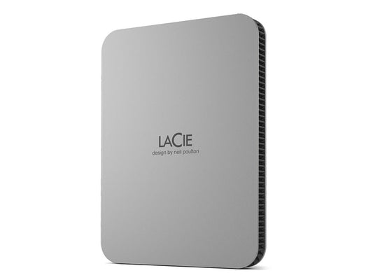 LaCie Mobile Drive USB-C, 2TB - Moon Silver