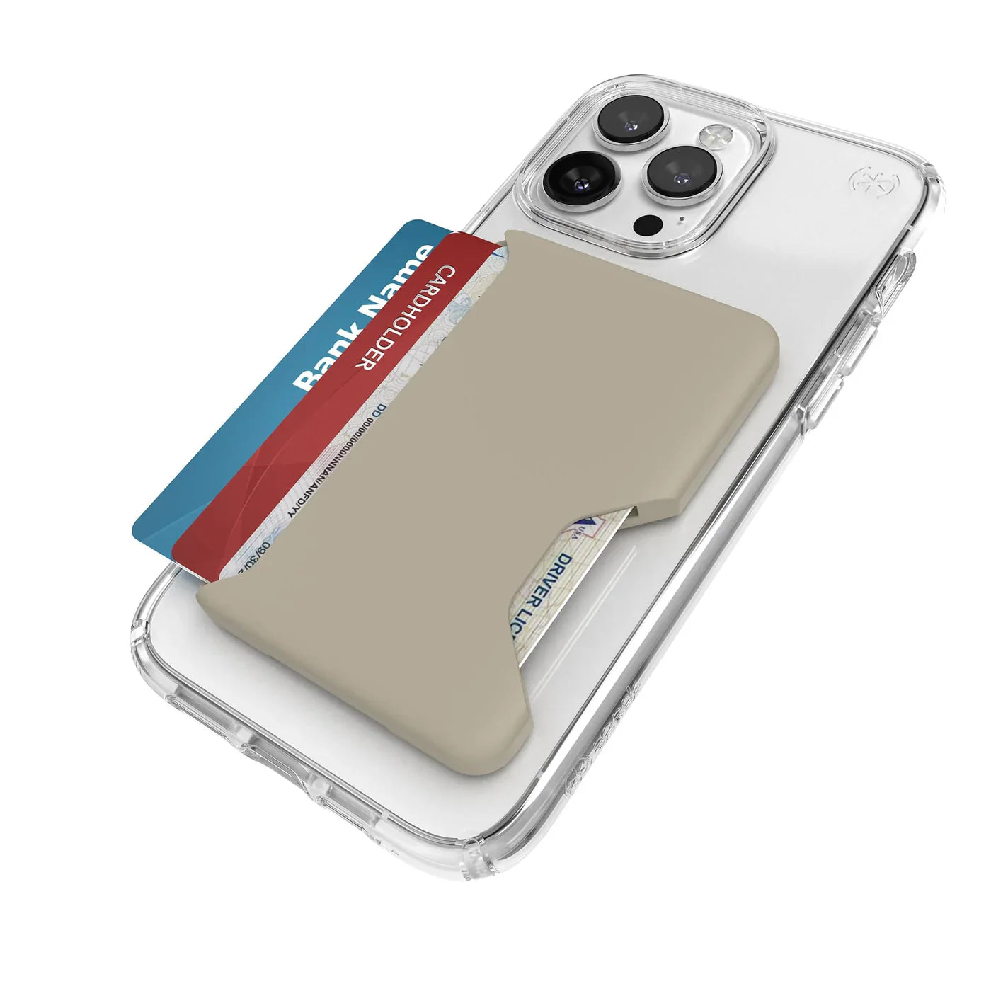 Speck Wallet for MagSafe with ClickLock - Pale Oak