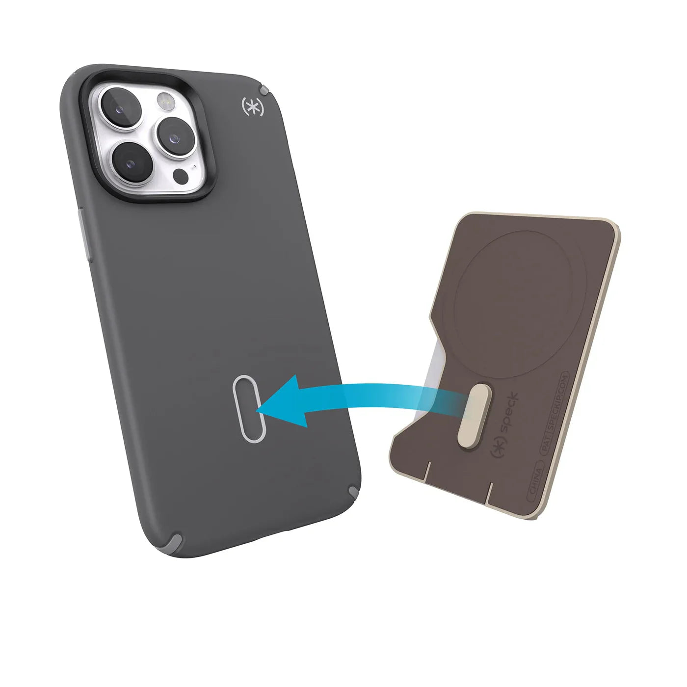 Speck Wallet for MagSafe with ClickLock - Pale Oak
