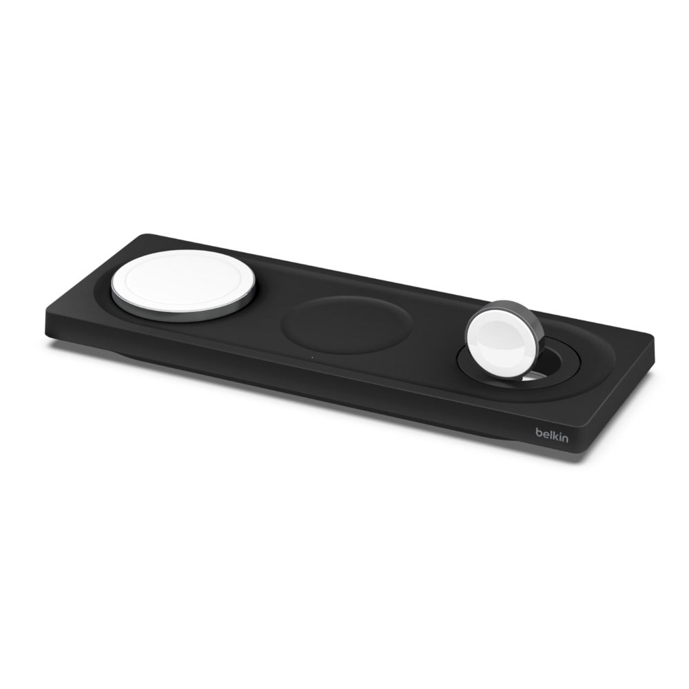 Belkin BOOST↑CHARGE PRO 3-in-1 Wireless Charging Pad with MagSafe - Black