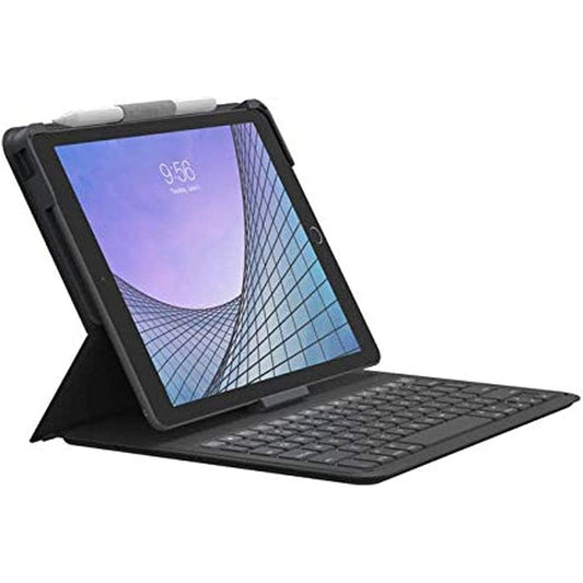 Zagg Messenger Folio 2 for iPad Air 3 10.5'' & iPad 10.2'' (7/8/9th Generation) - Greek Layout
