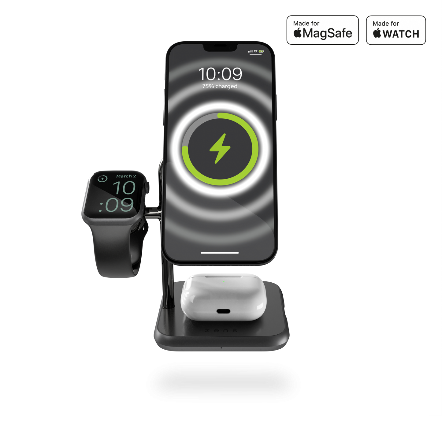 ZENS 4-in-1 Magnetic Wireless Charger